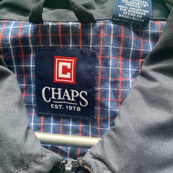 navy blue chaps jacket - Picture 3 of 3